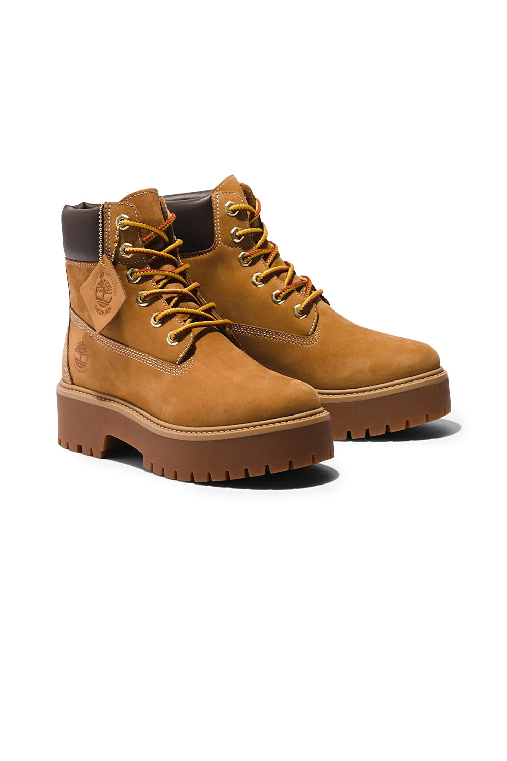Timberland-Stone Street 6 Inch Lace Up Su Geçirmez Sarı Bot-Bot-5-fleurdirect.live