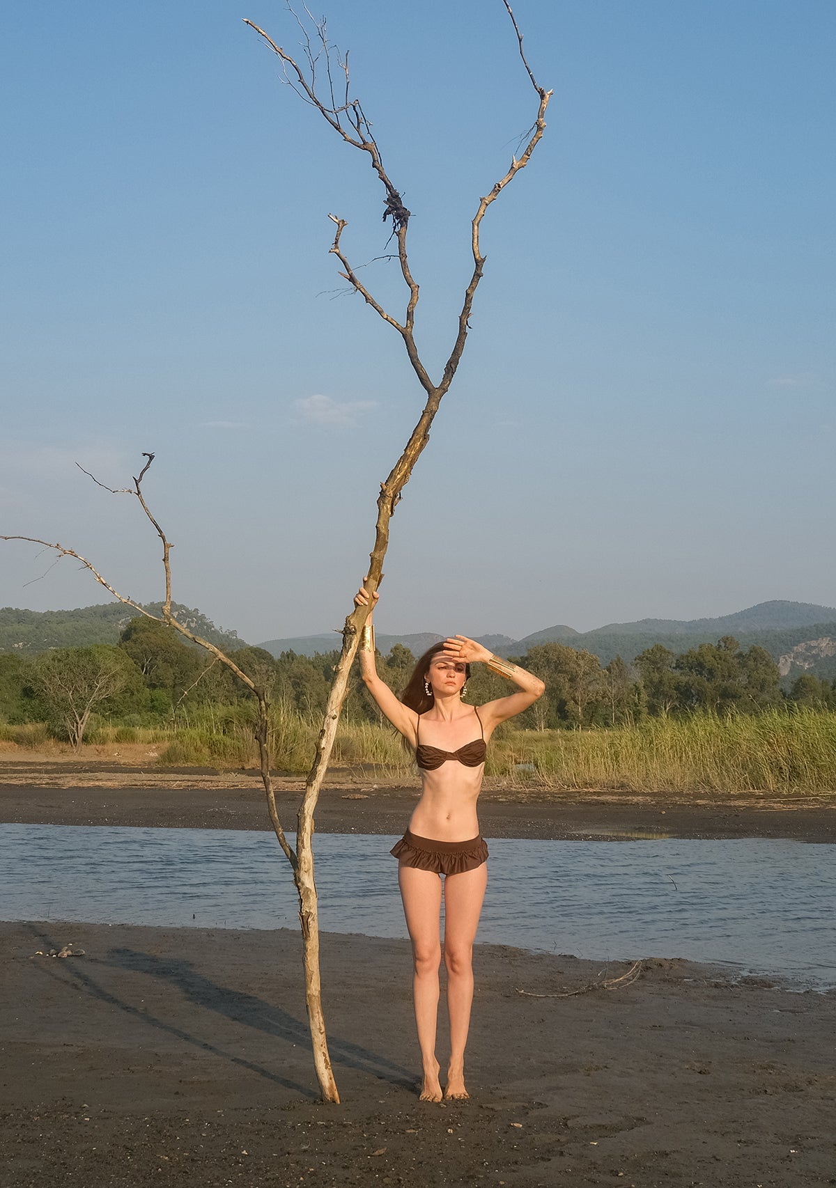 Tiny-Balenli Ayarlanabilir Kahverengi Bikini üstü-Bikini + Mayo-3-fleurdirect.live