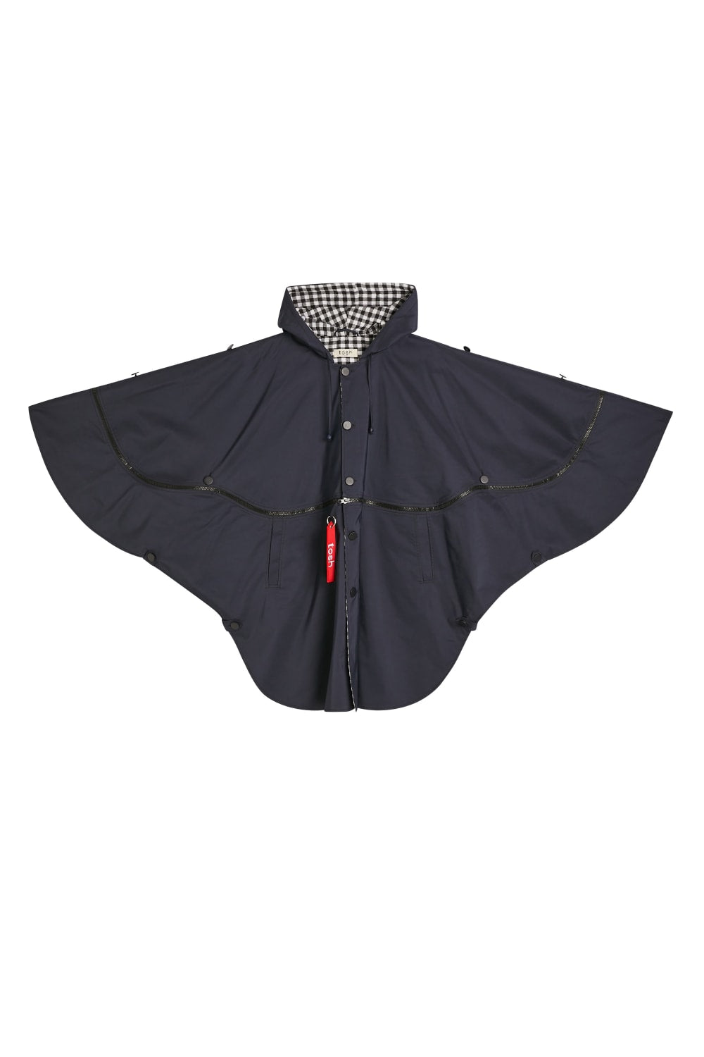 Tosh Workshop-Unisex Suya Dayanıklı Dönüştürülebilir Pelerin Mont-Mont-1-fleurdirect.live