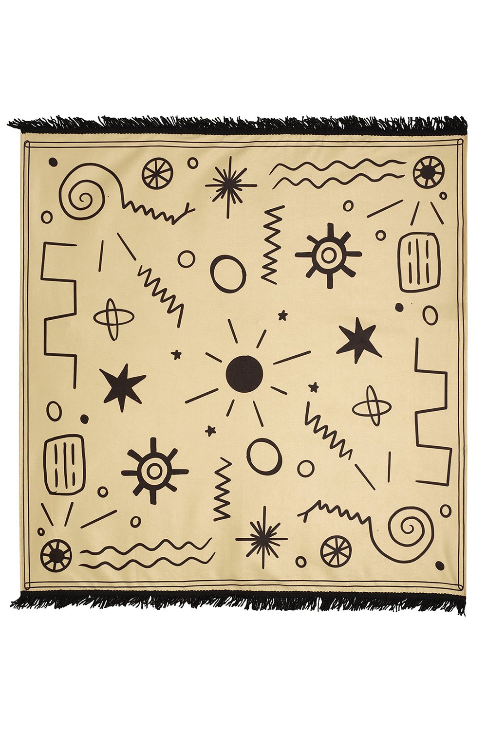 Towdoo-Beyond The Stars Kare Plaj Havlusu-Plaj Havlusu-1-fleurdirect.live