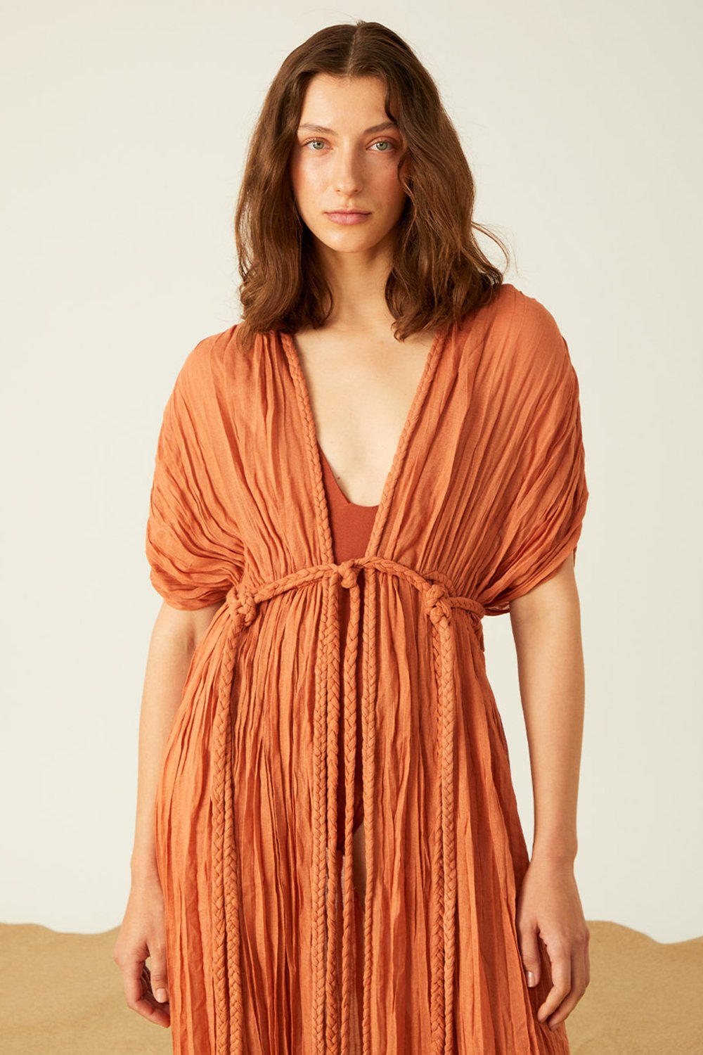 Towdoo-Theano Kimono Elbise – Kiremi̇t-Elbise-4-fleurdirect.live