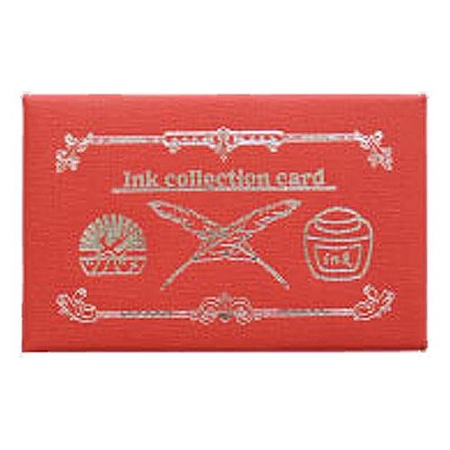 Tsubame-Note Ink Collection Mürekkep Deneme Kart Seti Deep Red-Defter-1-fleurdirect.live
