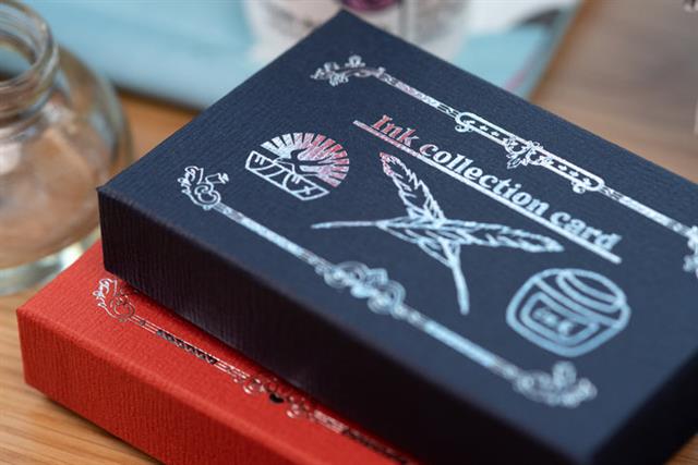 Tsubame-Note Ink Collection Mürekkep Deneme Kart Seti Deep Red-Defter-11-fleurdirect.live
