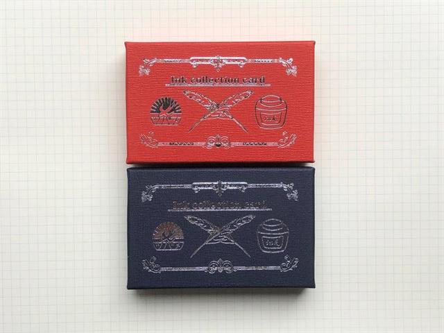 Tsubame-Note Ink Collection Mürekkep Deneme Kart Seti Deep Red-Defter-2-fleurdirect.live