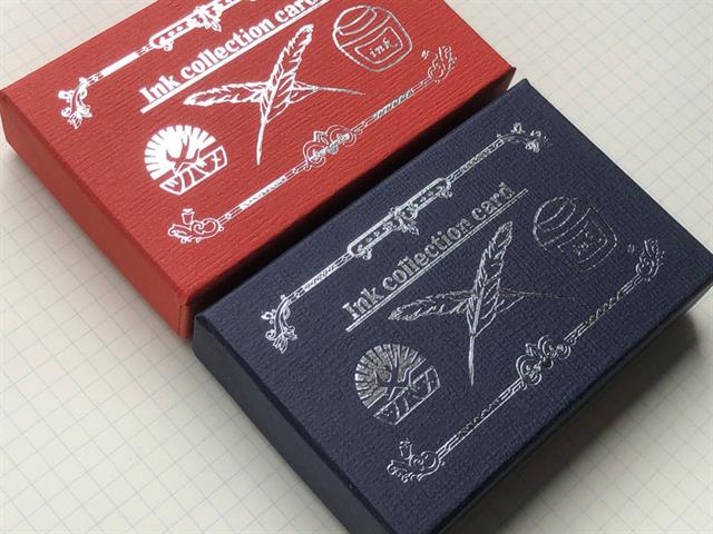 Tsubame-Note Ink Collection Mürekkep Deneme Kart Seti Deep Red-Defter-8-fleurdirect.live