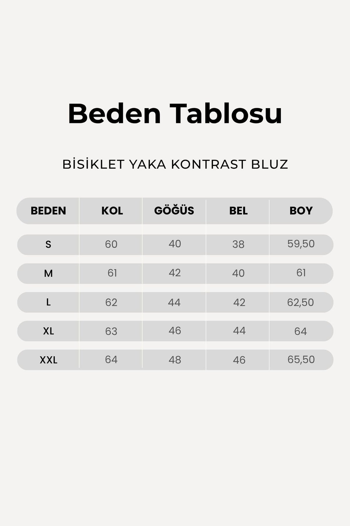 Kontrast Renkli Bisiklet Yaka Uzun Kollu Kadın Bluz, Toz Pembe-Antrasit - 4
