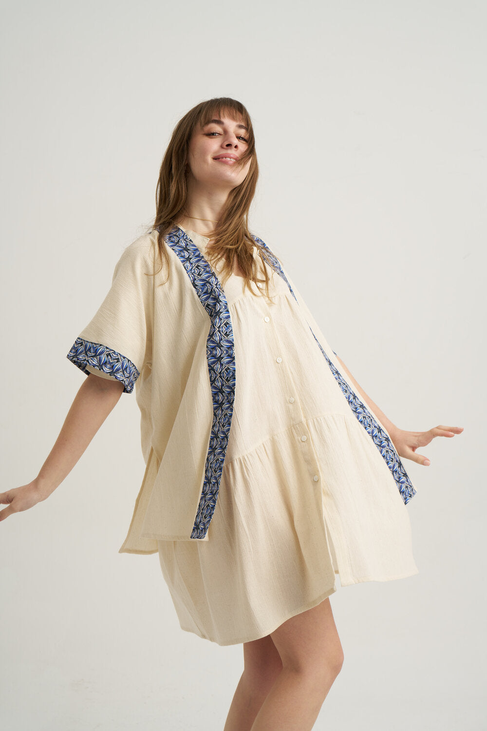 Unexpectedone-Grace Elbise - Bej-Elbise-2-fleurdirect.live
