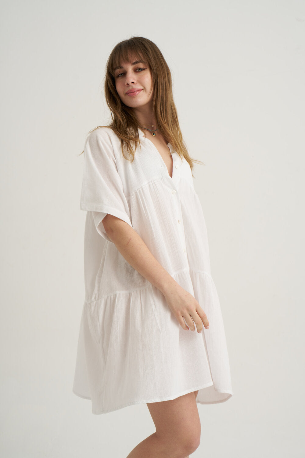 Unexpectedone-Grace Elbise - Beyaz-Elbise-4-fleurdirect.live