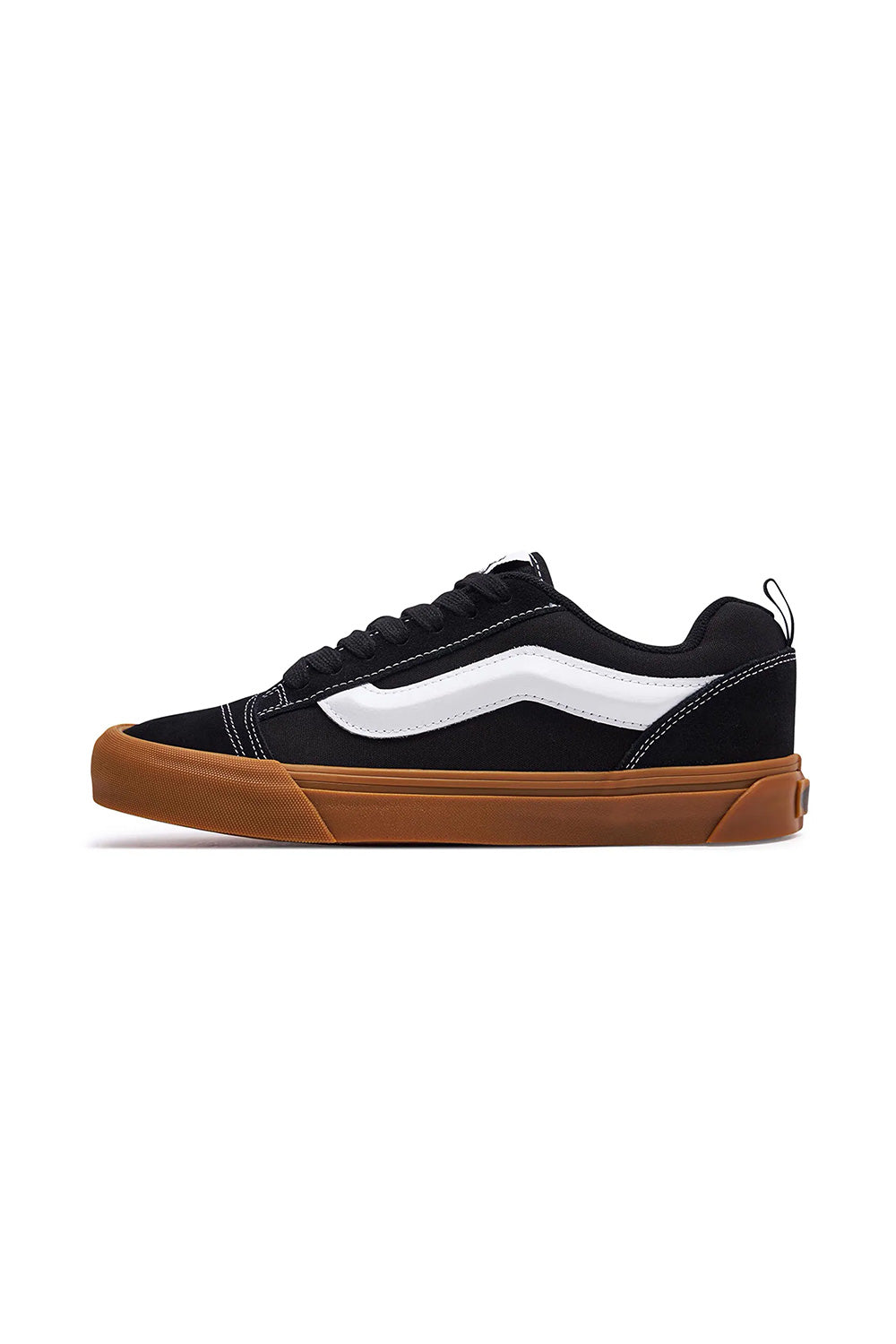 Vans-Knu Skool Black Gum-Sneakers-5-fleurdirect.live
