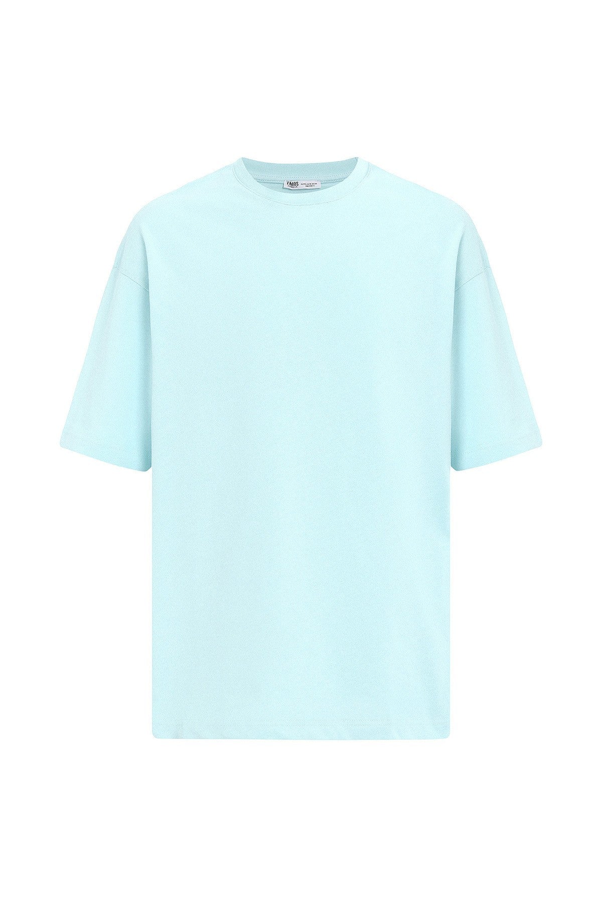 Basic Oversize Bisiklet Yaka Tişört