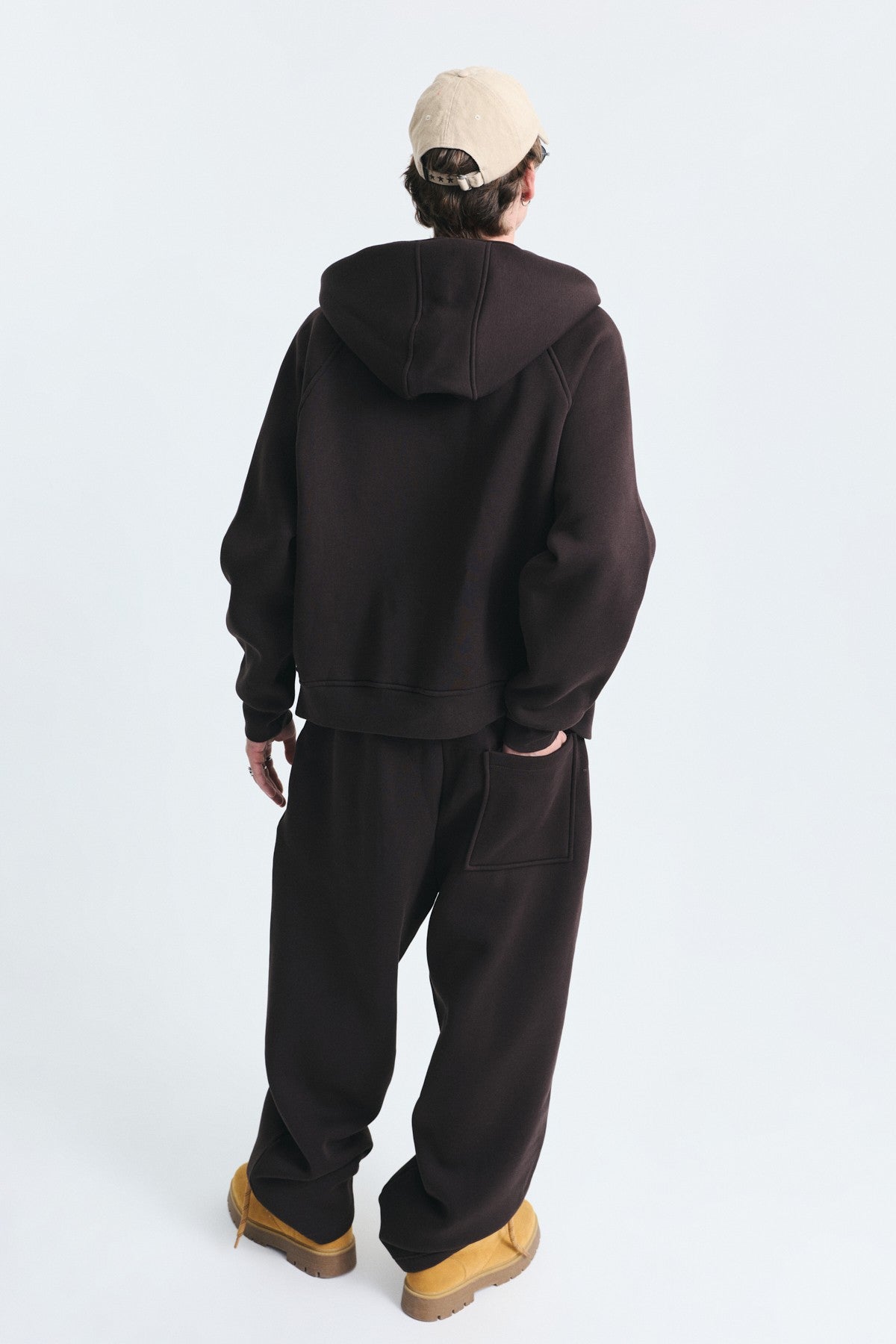 Oversize Klips Kapama Sweatshirt Takım