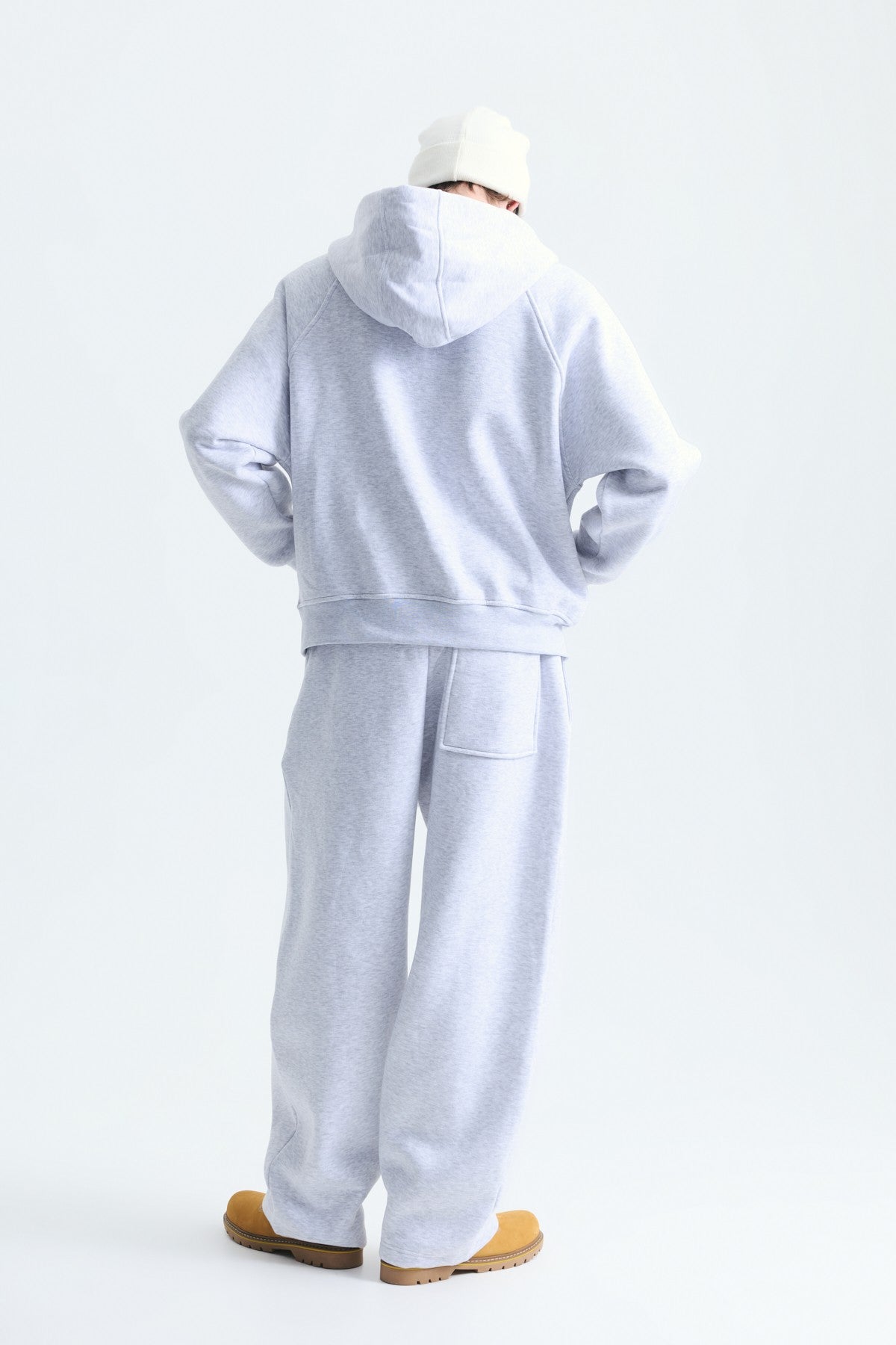 Oversize Klips Kapama Sweatshirt Takım