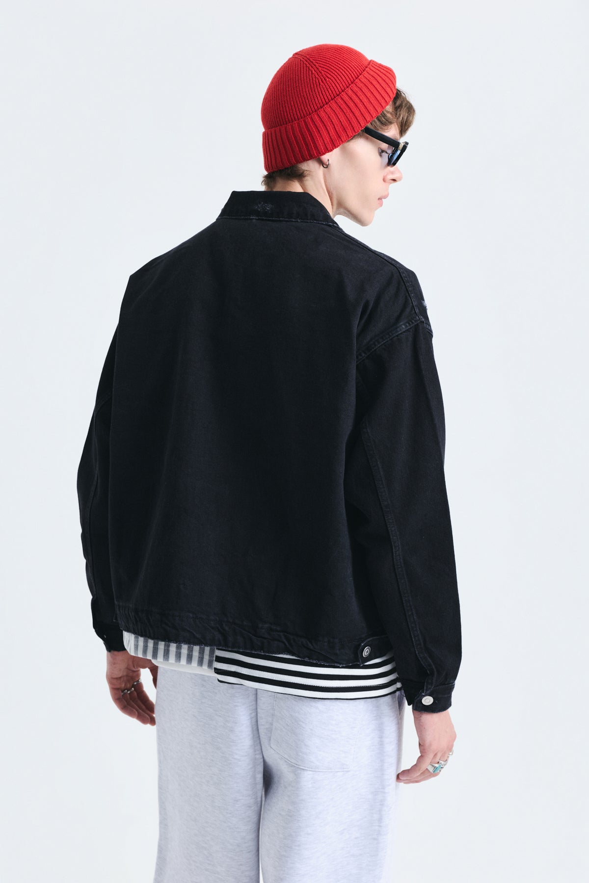 Oversize Fermuar Kapama Kot Mont