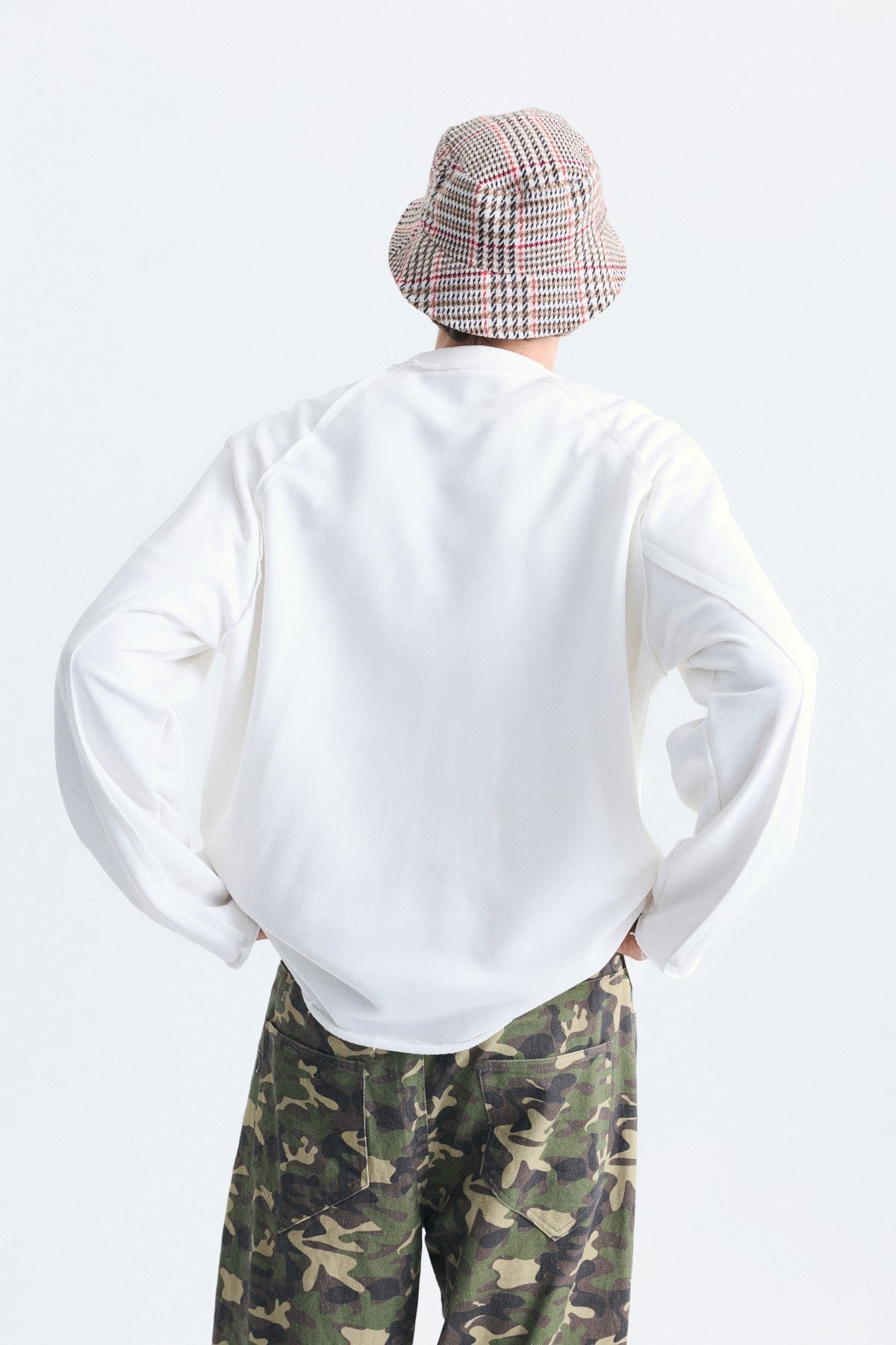 Oversize Rakam Baskılı Sweatshirt