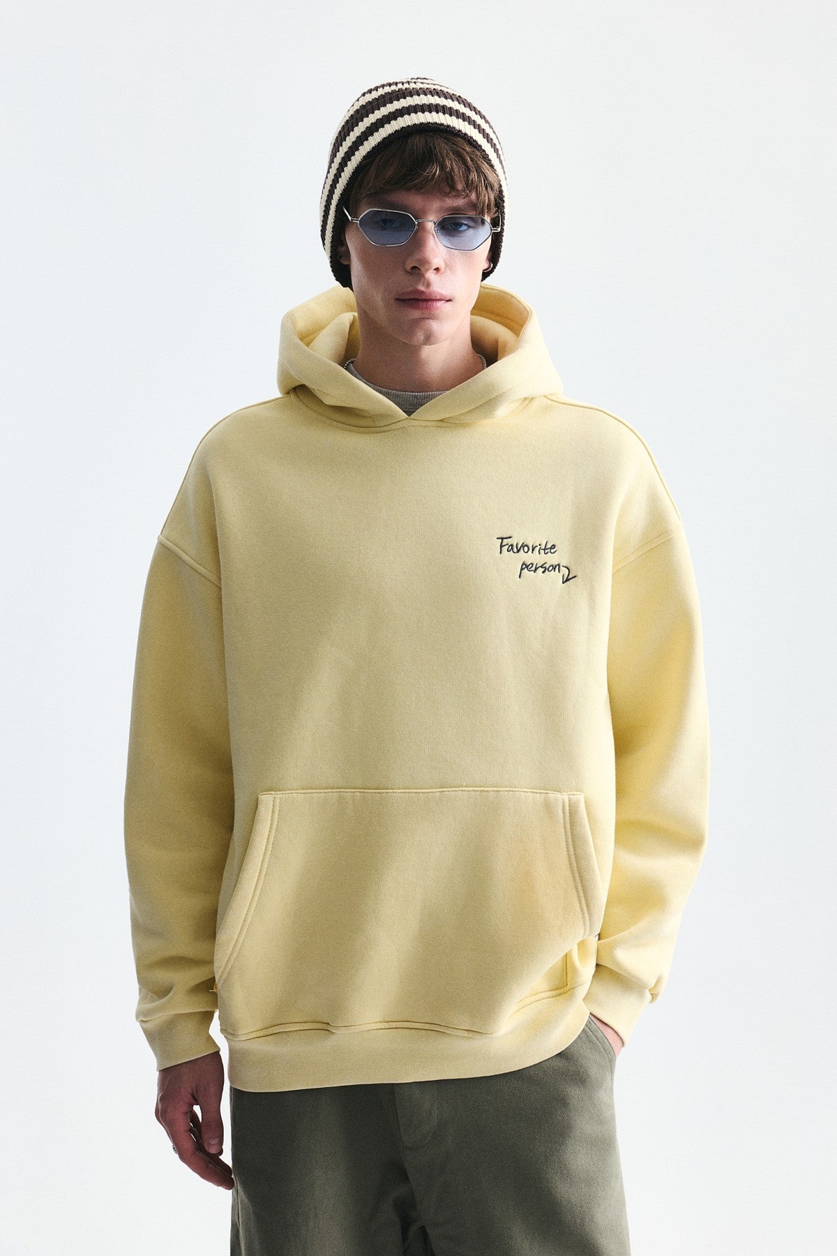 Oversize Sırt Baskılı Sweatshirt