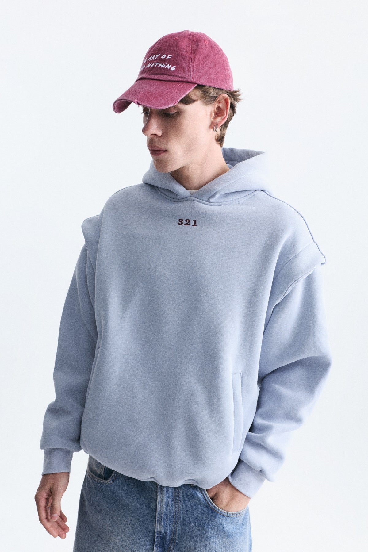 Oversize Yıkamalı Sweatshirt
