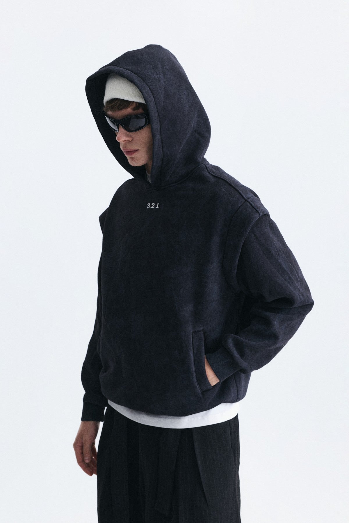 Oversize Yıkamalı Sweatshirt