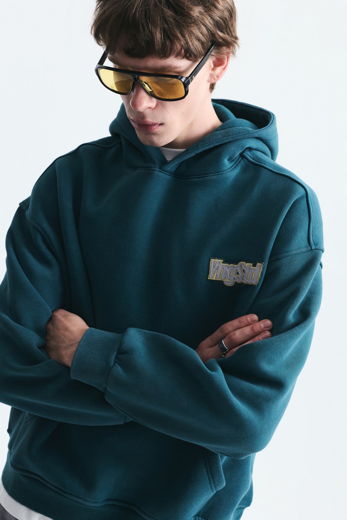 Oversize Sırt Baskılı Sweatshirt