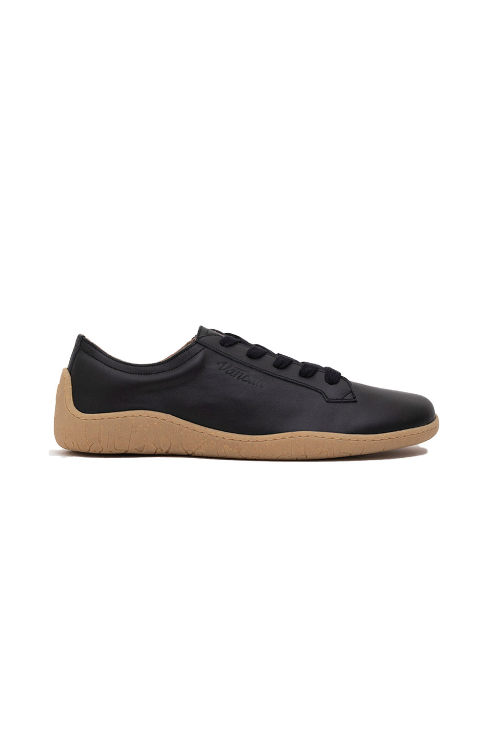 Vaneda-1383 V Barefoot Comfort Deri Erkek Ayakkabı Siyah-Sneakers-1-fleurdirect.live