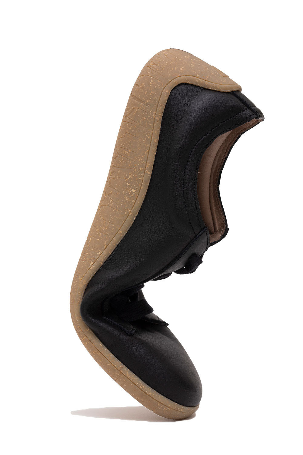 Vaneda-1383 V Barefoot Comfort Deri Erkek Ayakkabı Siyah-Sneakers-6-fleurdirect.live