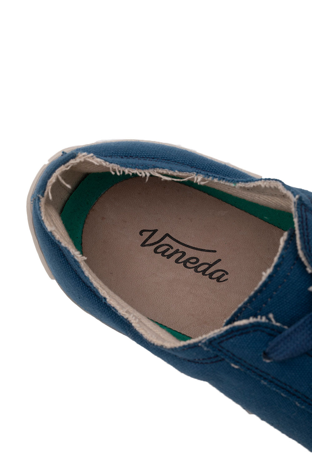 Vaneda-1383 V Barefoot Comfort Keten Erkek Ayakkabı İndigo Mavi-Sneakers-4-fleurdirect.live