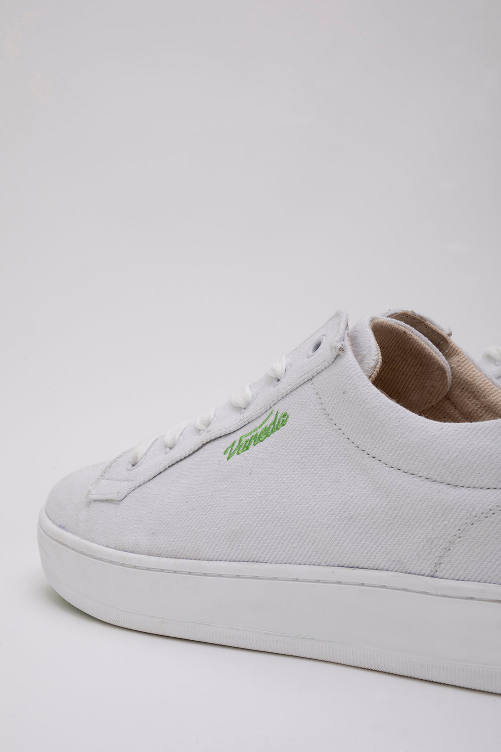 Vaneda-1388 V Mich Free Kanvas Sneaker Kadın Ayakkabı Beyaz-Sneakers-5-fleurdirect.live