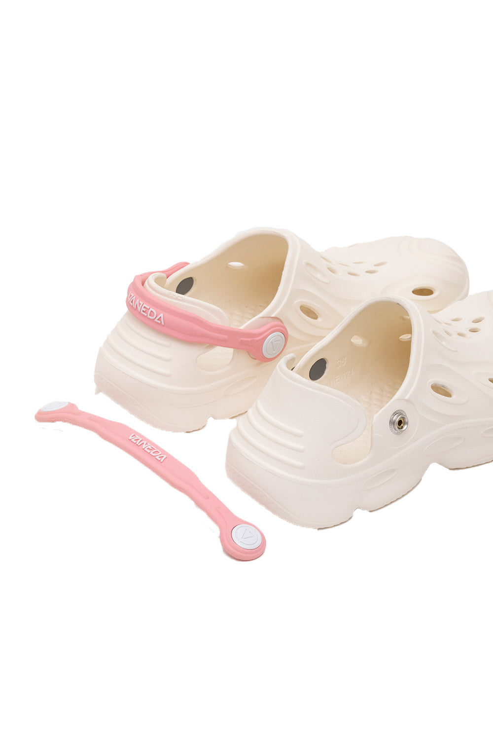 Vaneda-5516 Vaneda Hybrid Eva Sandalet Kadın Terlik Fildişi-Sandalet & Terlik-9-fleurdirect.live