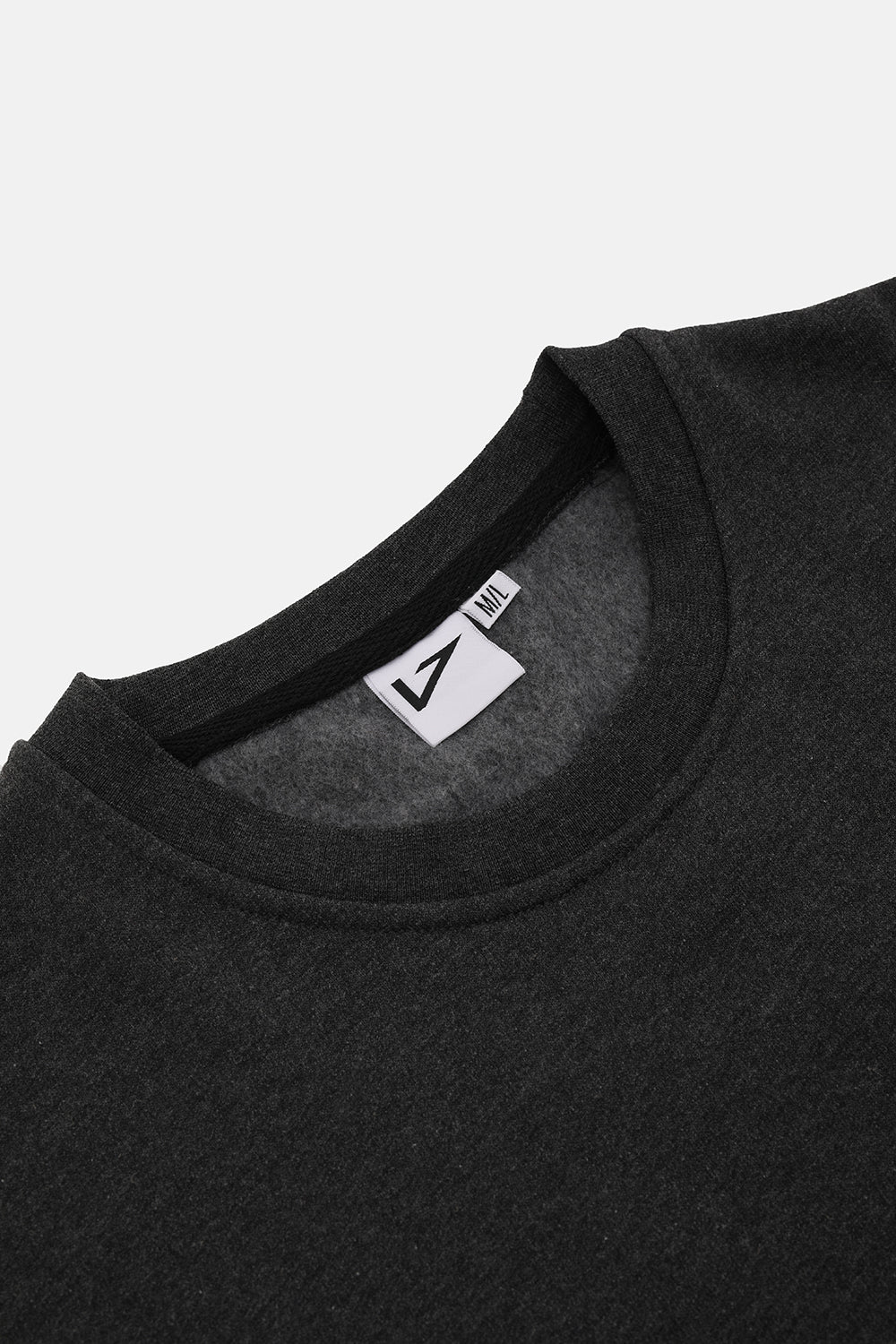 Vaneda-Bisiklet Yaka Regular Fit Next Unisex Sweatshirt Antrasit-3-fleurdirect.live