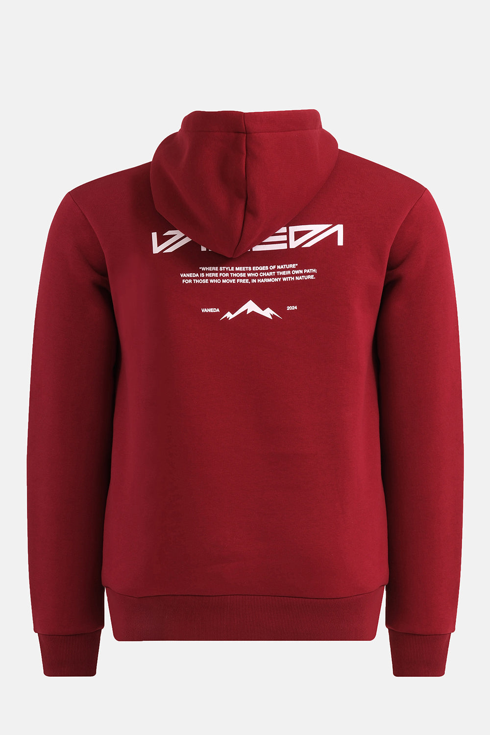 Vaneda-Kapüşonlu Regular Fit Next Unisex Sweatshirt Bordo-2-fleurdirect.live