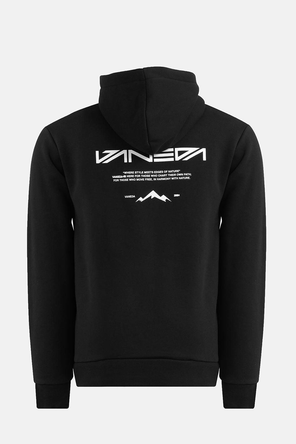 Vaneda-Kapüşonlu Regular Fit Next Unisex Sweatshirt Siyah-2-fleurdirect.live