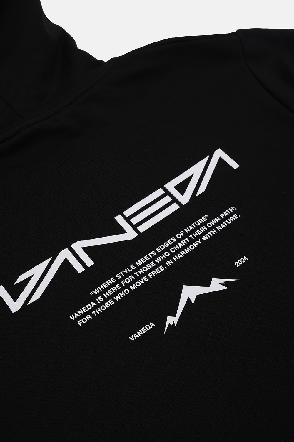 Vaneda-Kapüşonlu Regular Fit Next Unisex Sweatshirt Siyah-5-fleurdirect.live