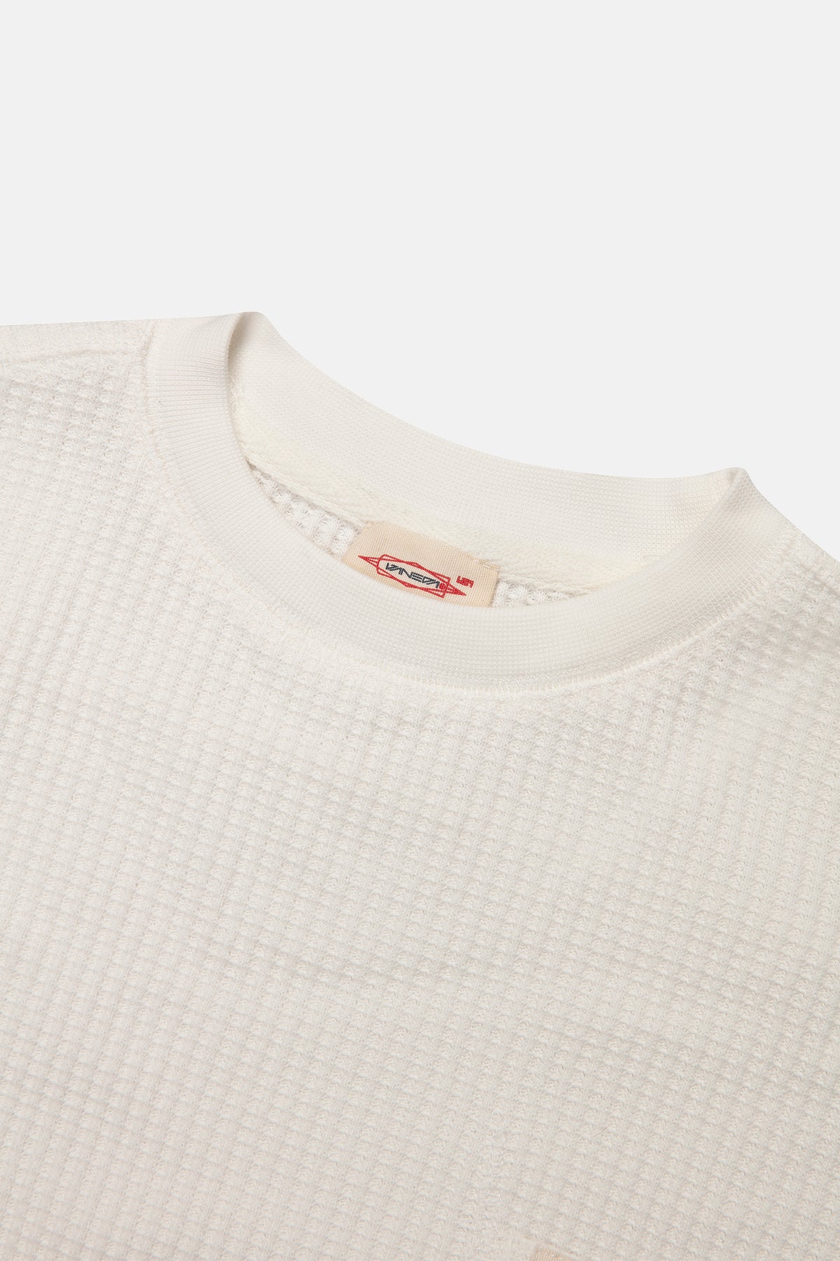Vaneda-Urbanwild Uzun Kollu Waffle Tshirt Beyaz-3-fleurdirect.live