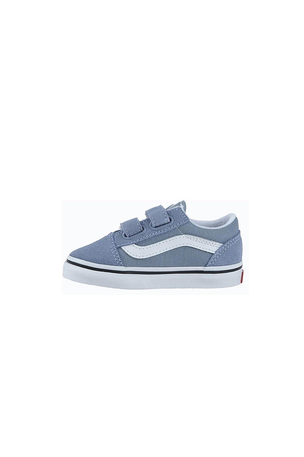 Vans-Baby Old Skool V Dusty Blue-Sneakers-2-fleurdirect.live