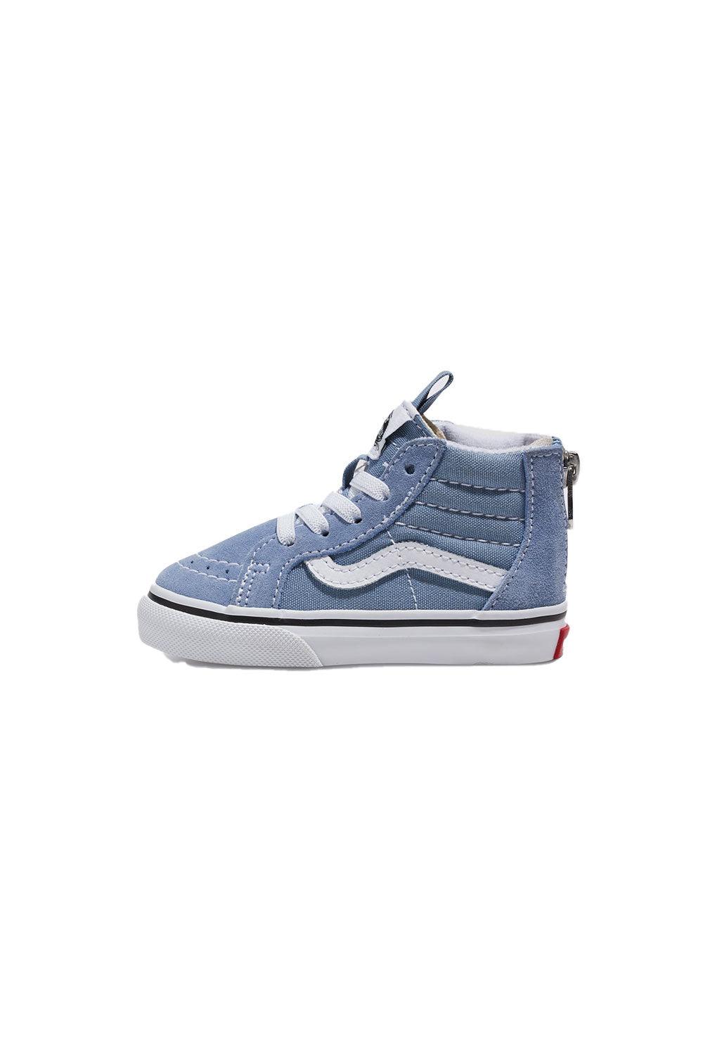 Vans-Kids TD SK8-Hi Zip Dusty Blue-Sneakers-2-fleurdirect.live