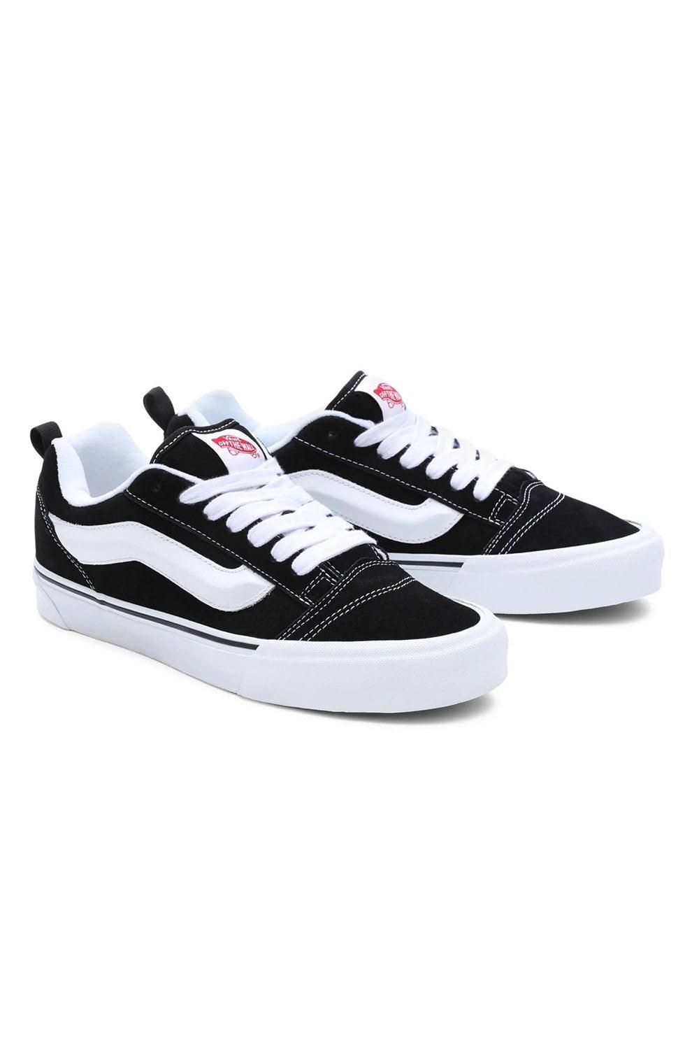Vans-Knu Skool Black/True White-Sneakers-3-fleurdirect.live