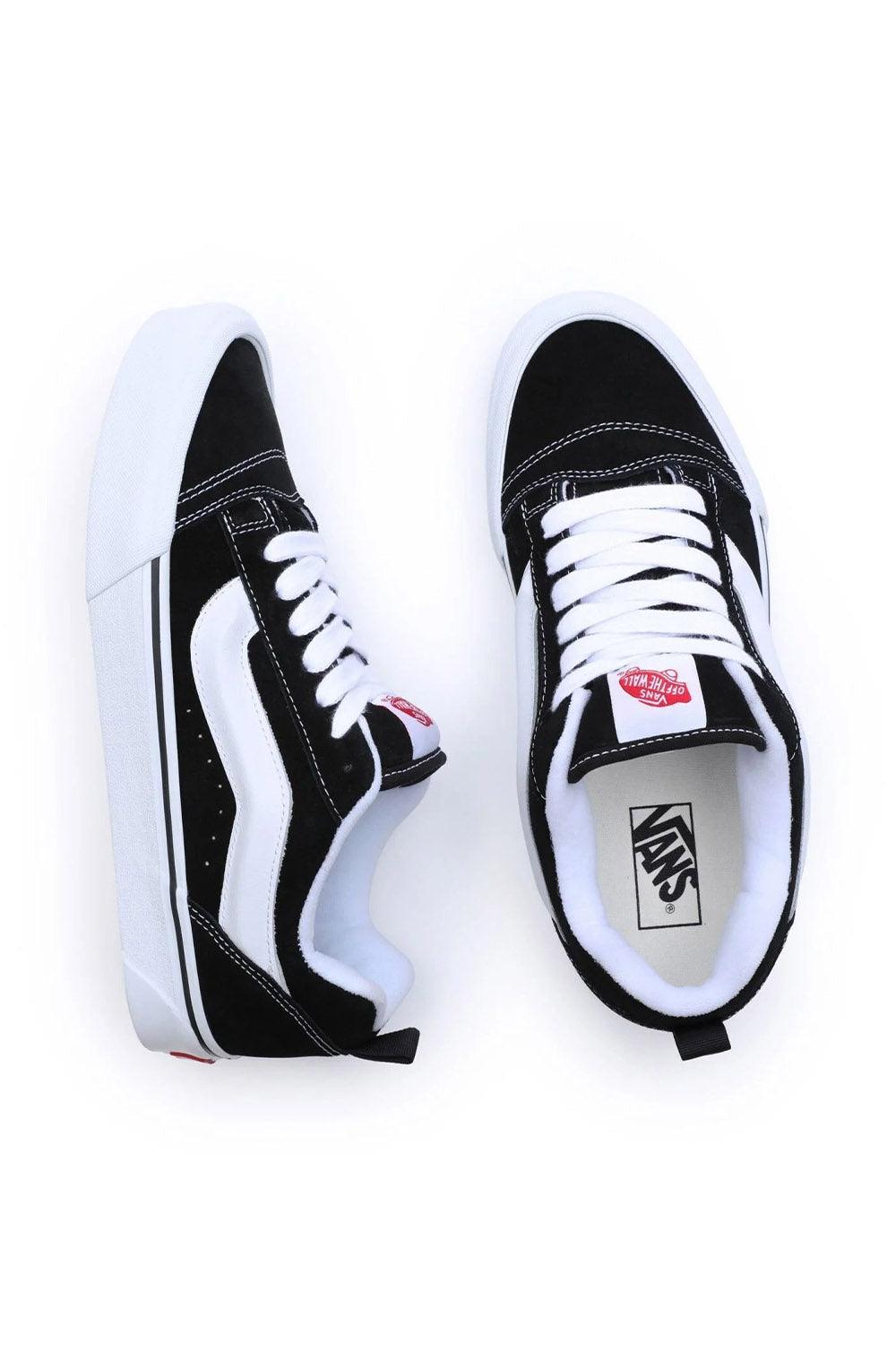 Vans-Knu Skool Black/True White-Sneakers-4-fleurdirect.live