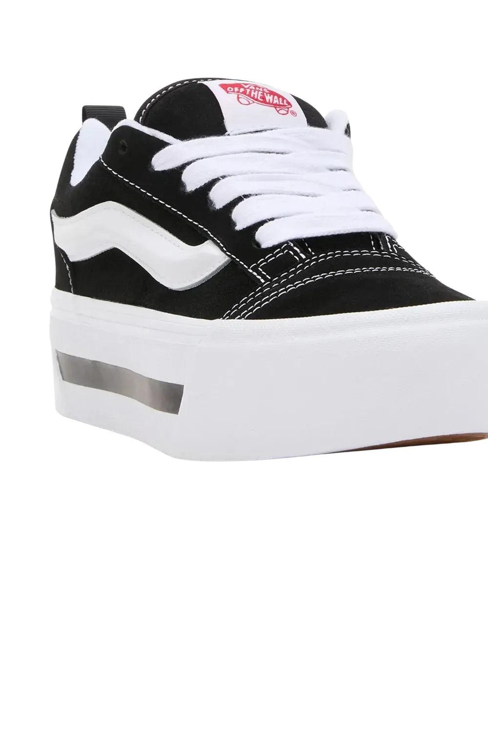 Vans-Knu Stack Black / White-Sneakers-5-fleurdirect.live