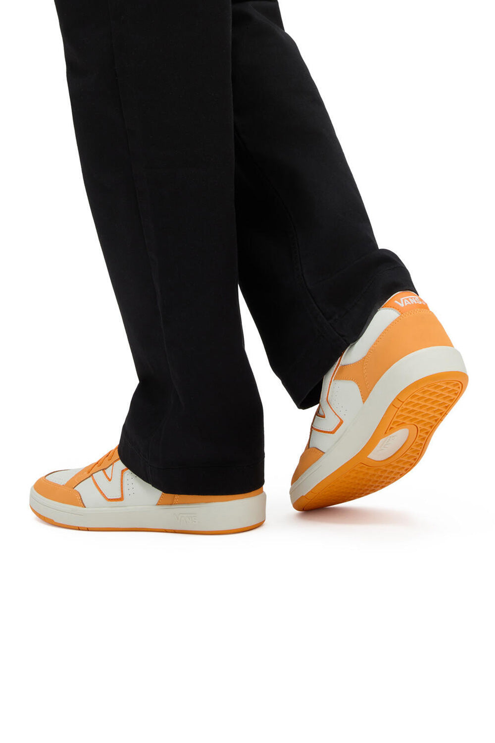 Vans-Lowland CC Orange-Sneakers-5-fleurdirect.live