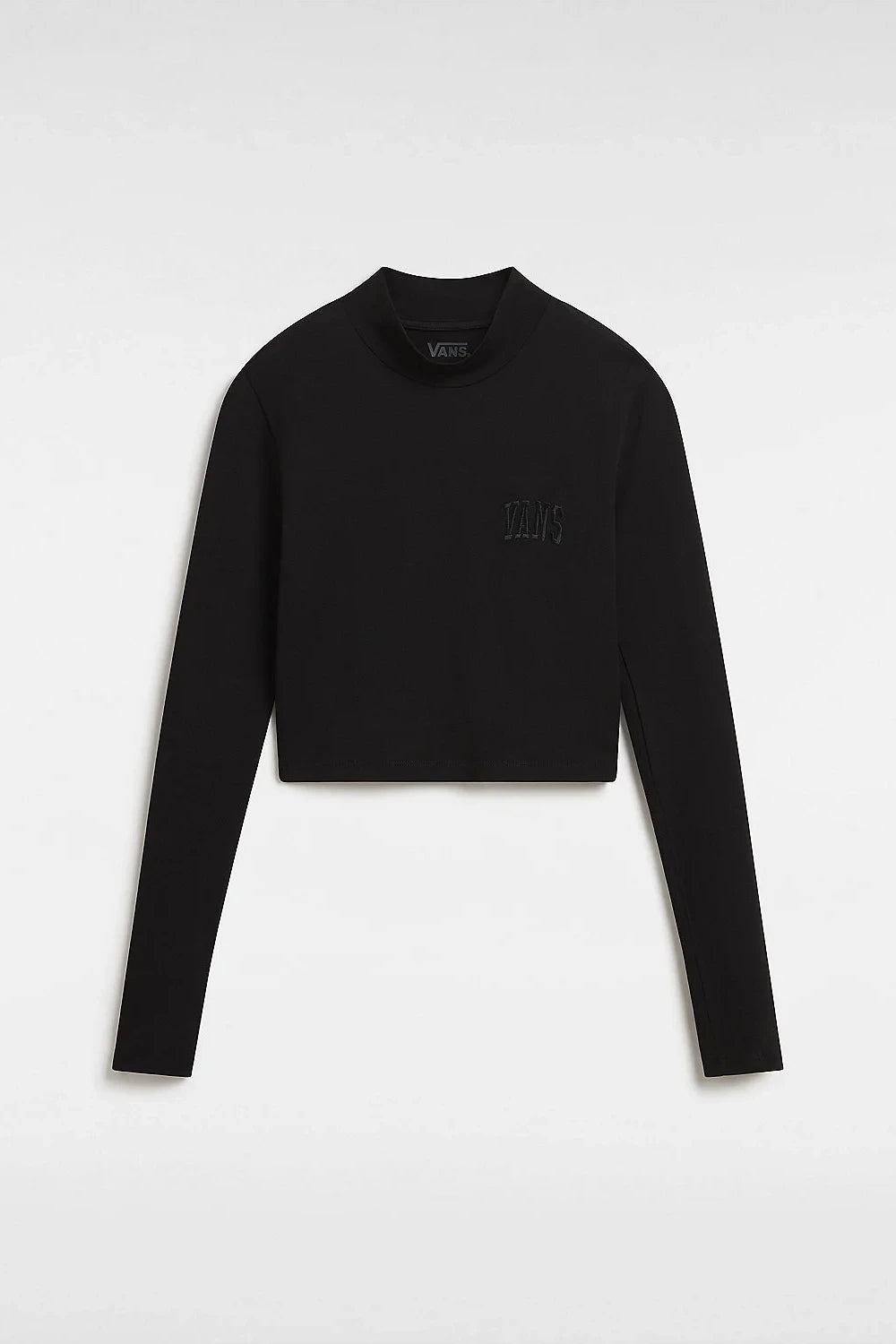 Vans-Mini Mock Neck LS Black-T-Shirts-4-fleurdirect.live