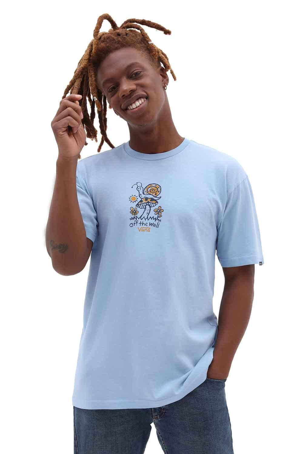 Vans-Off The Snail SS Tee Cashmere Blue-T-Shirts-1-fleurdirect.live
