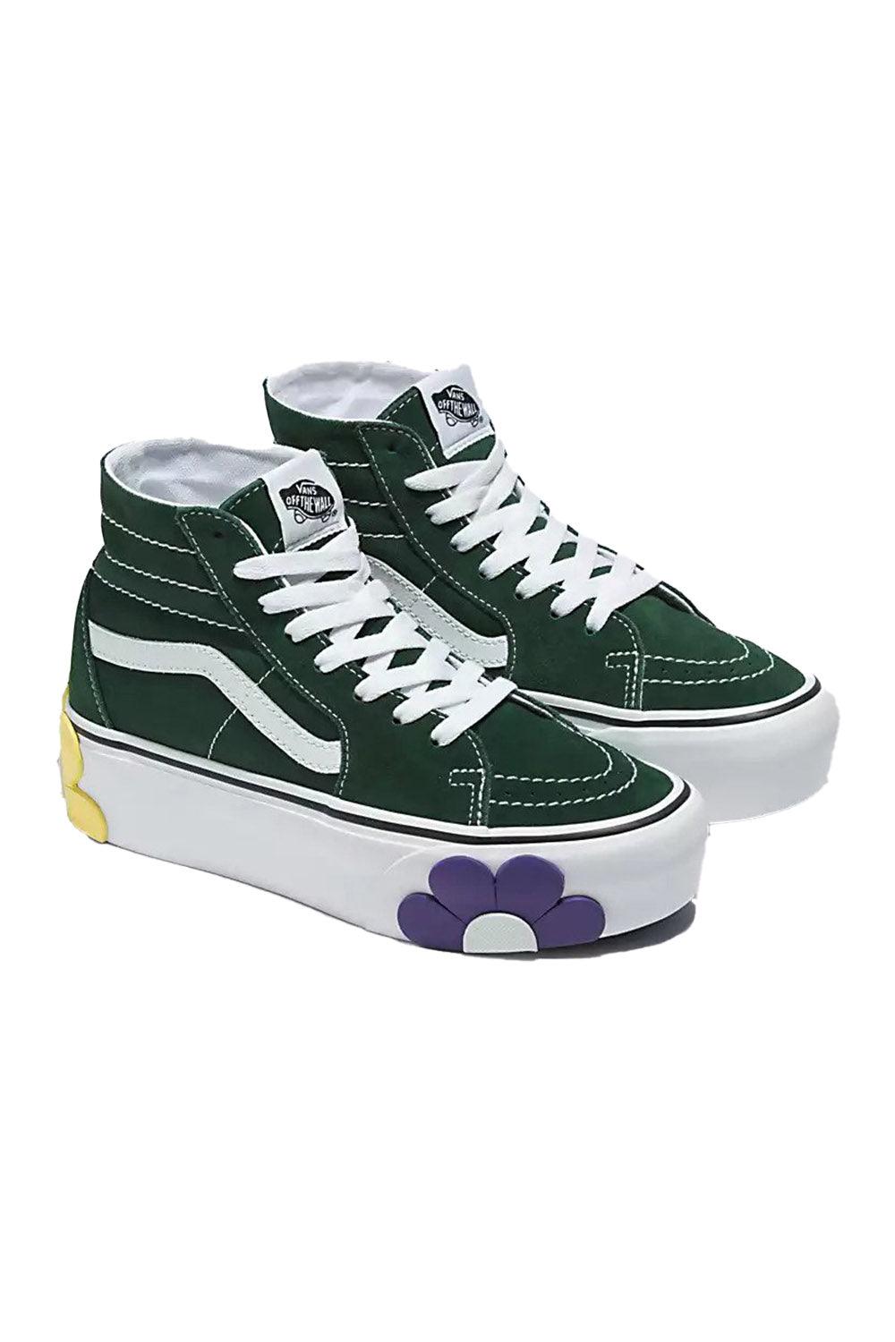 Vans-SK8-Hi Tapered Stackform OSF GREEN/MULTI-Sneakers-1-fleurdirect.live