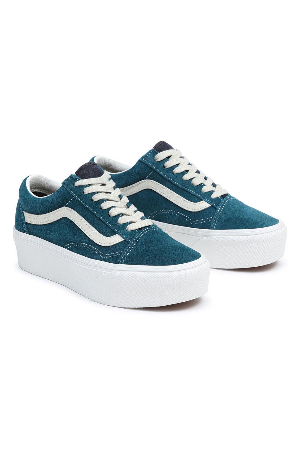 Vans-UA Old Skool Stackform Deep Teal-Sneakers-7-fleurdirect.live