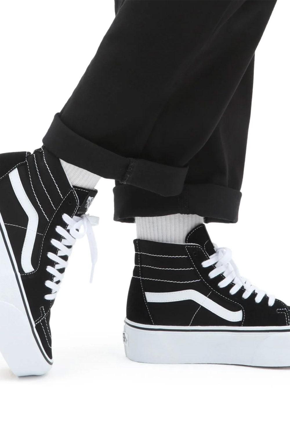 Vans-UA SK8-Hi Tapered Stackform BLACK/TRUE WHITE-Sneakers-2-fleurdirect.live