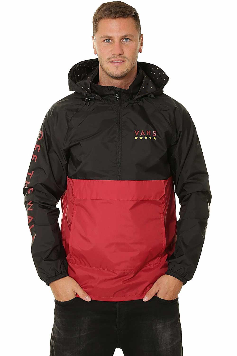 Vans-Victory Anorak – Chili Pepper/Black-Mont-1-fleurdirect.live