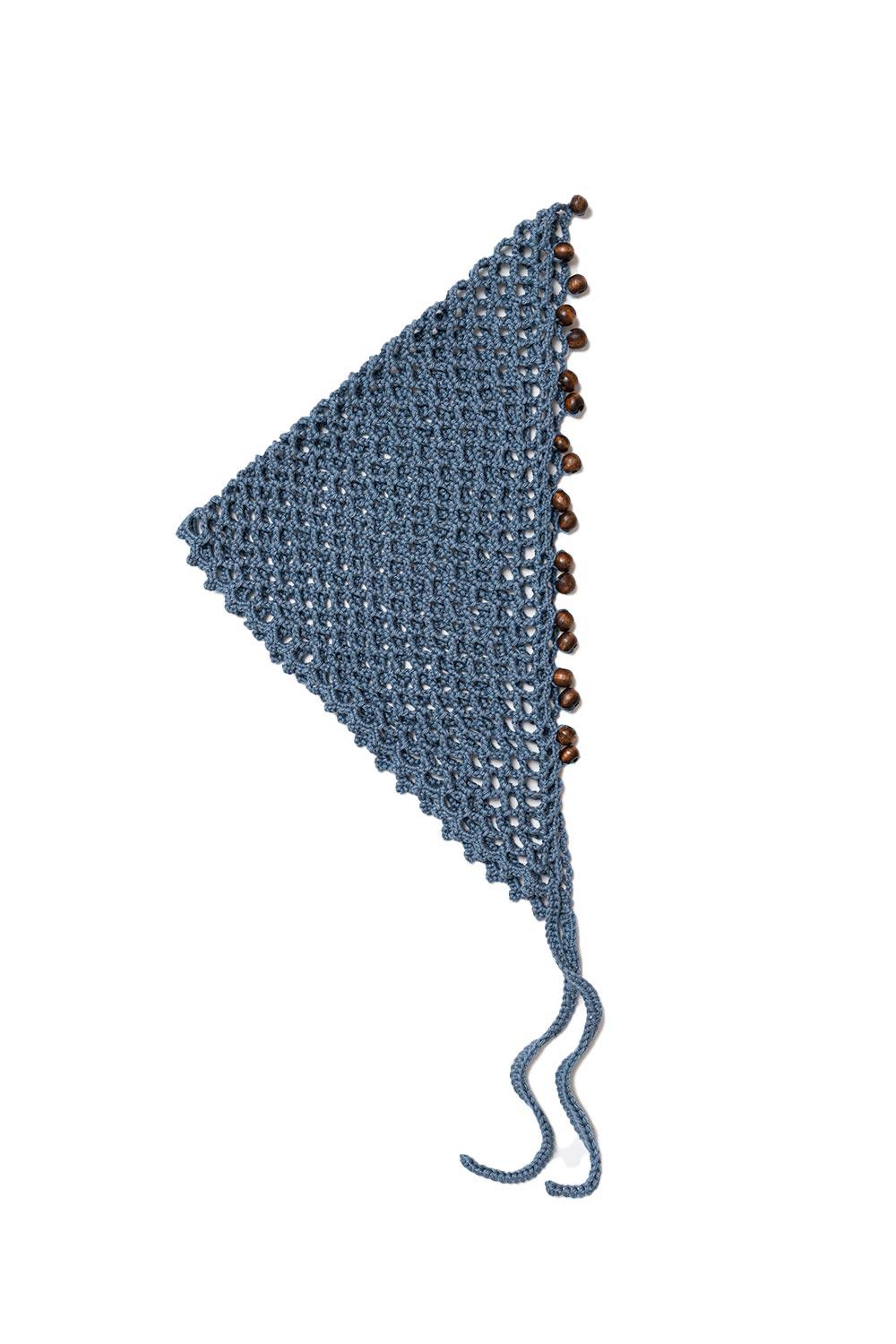 Ventotto Store-Ventotto Bandana in Blue-Saç Aksesuarı-1-fleurdirect.live