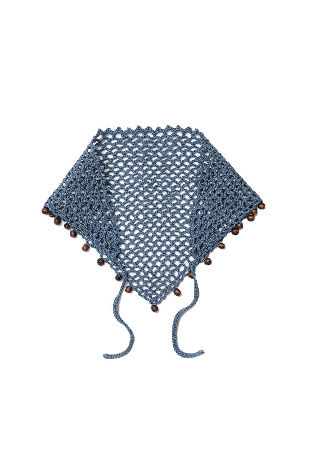 Ventotto Store-Ventotto Bandana in Blue-Saç Aksesuarı-2-fleurdirect.live