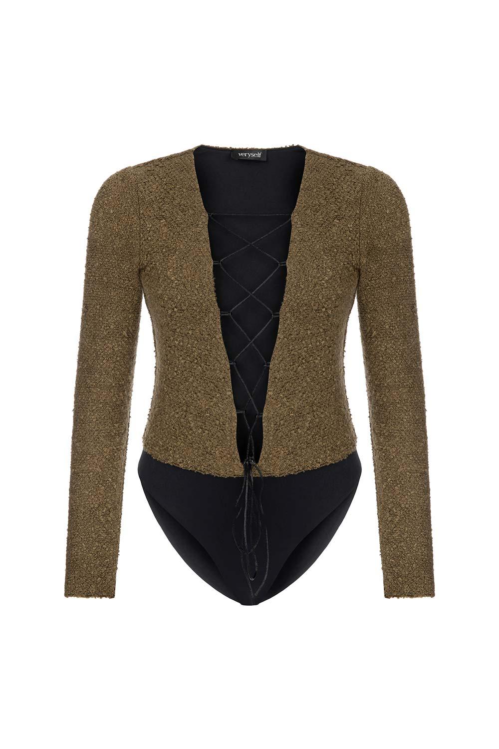 Veryself-Tuscan Bodysuit - Kahverengi-Top-1-fleurdirect.live