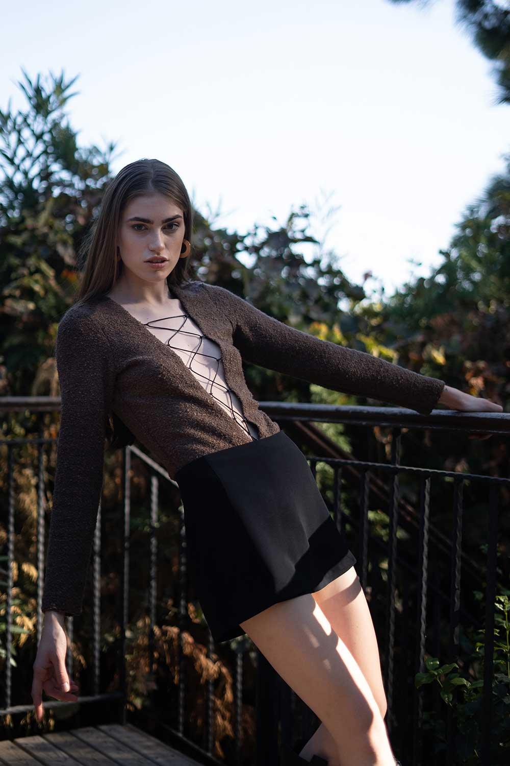 Veryself-Tuscan Bodysuit - Kahverengi-Top-5-fleurdirect.live