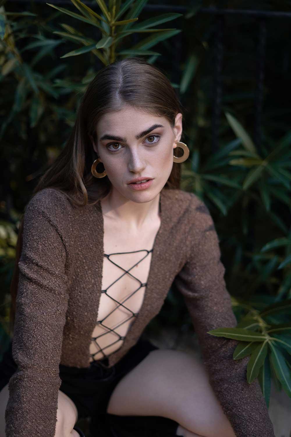 Veryself-Tuscan Bodysuit - Kahverengi-Top-8-fleurdirect.live