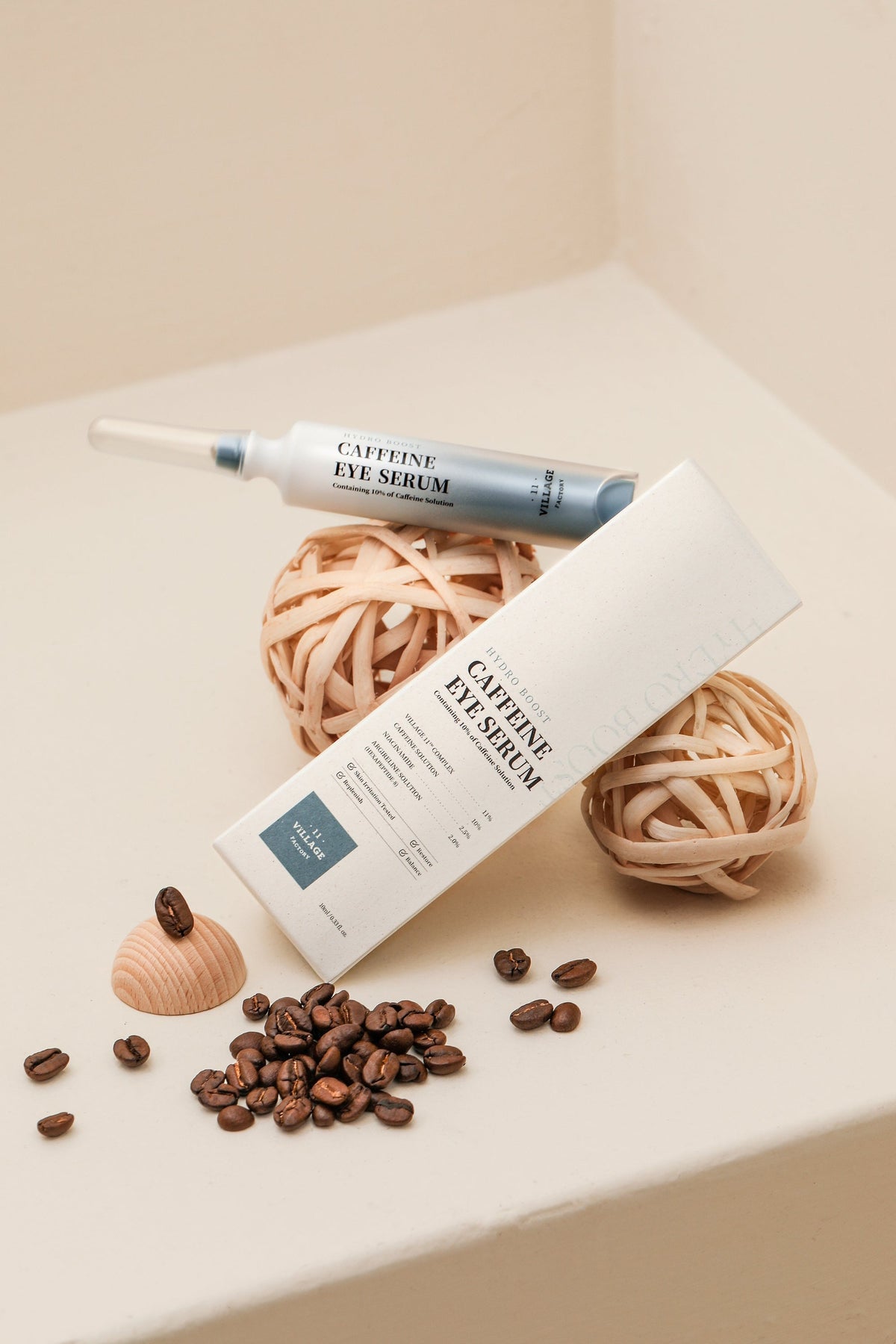 Village 11 Factory-Hydro Boost Caffeine Eye Serum Göz Altı Torbaları & Morluklar Soğuk Metal Başlıklı Kafein Göz Serumu-Göz Kremi-2-fleurdirect.live